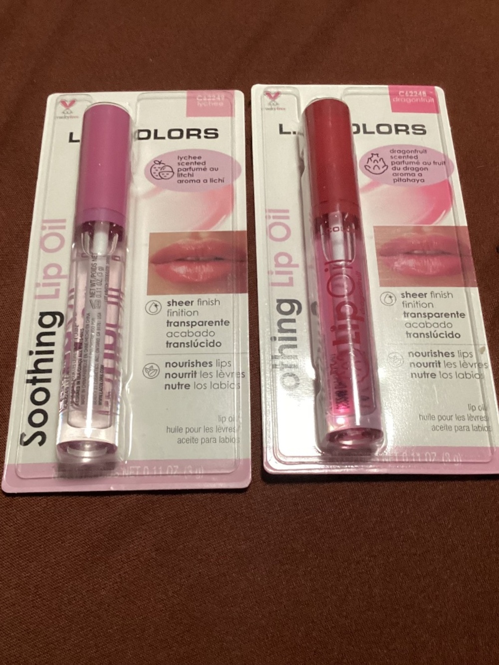 L.A. COLORS Soothing Lip Oil Lychee & Dragonfruit New Sealed